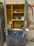 (2 Cabinets) Paint and Sandblast Supplies