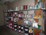 Assorted Paints and Coatings (Contents of Shelf) (BUYER MUST LOAD)