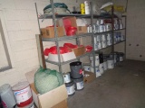 Assorted Paints, Coatings, and Painting Supplies (Contents of Shelf) (BUYER