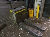 CLARK Model P60, 6,000# Electric Pallet Lift, s/n P455-0772-6615FA, battery