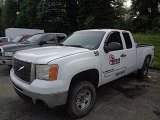 2008 GMC 2500HD, 4x4 Extended Cab Pickup Truck, VIN# 1GTHK29K58E107265, Vor