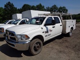 2014 RAM 3500HD, 4x4 Crew Cab Utility Truck, VIN# 3C7WRTCJ3EG192963, Hemi 6