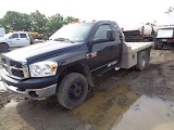 2010 DODGE Ram 3500 Heavy Duty SLT 4x4 Flatbed Truck, VIN# 3D6WH4EL8AG10380