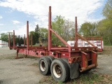 1989 OMNI 35LOG22.5-C-2, 42' Tandem Axle Log Trailer, VIN# 10ZL42204K100049