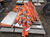 (6 Pallets) Road Signs and Stands