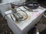 100 Gallon Fuel Tank, with electric pump