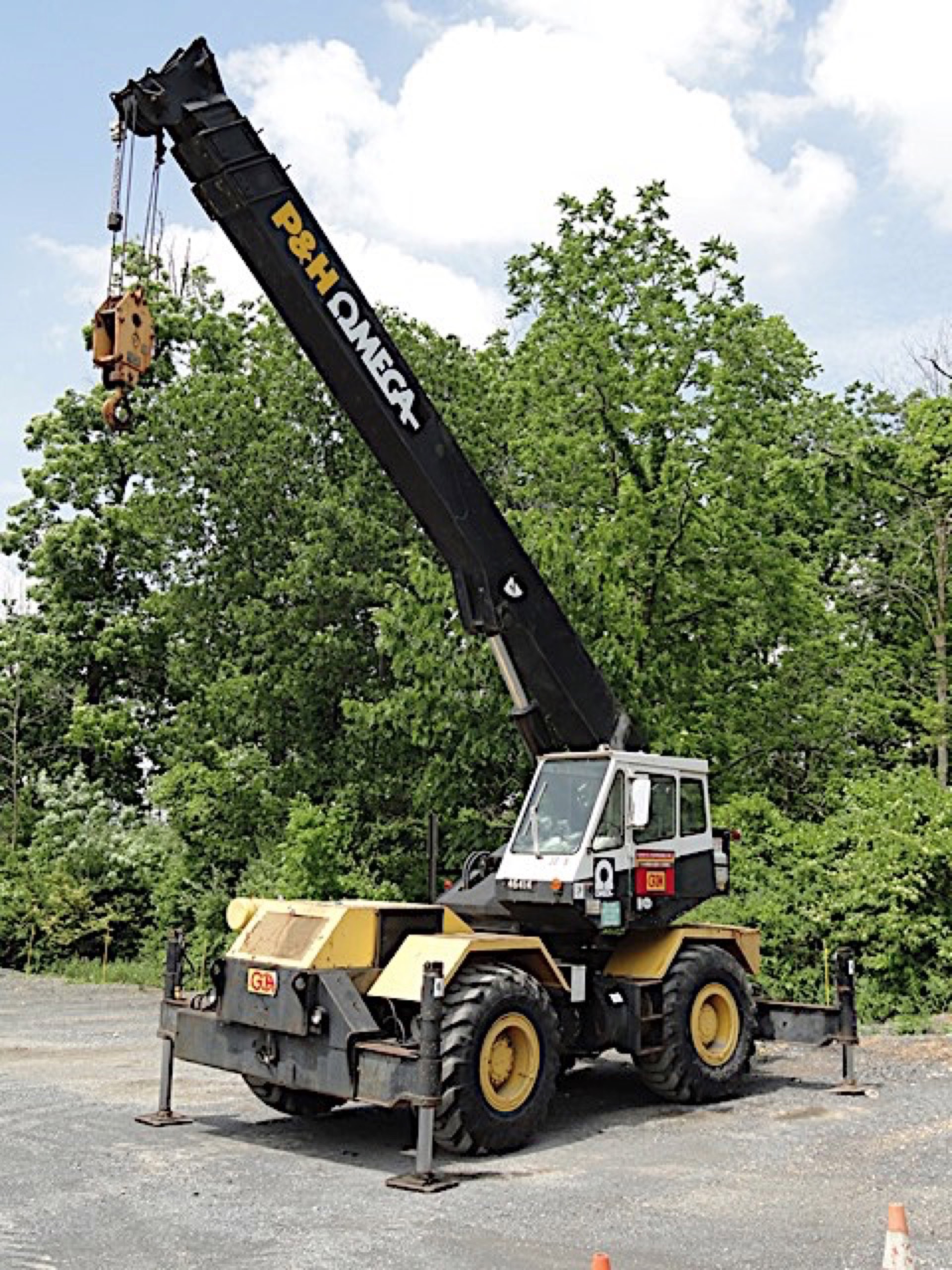 バイオプトロン 1978 P&H Omega 18, 18 Ton Rough Terrain Crane, | Proxibid