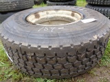 UNUSED 425/65R22.5 Tire, with rim