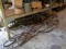 (5 Sections) Pallet Racking, with parts (wire rope slings, trolleys, wire r