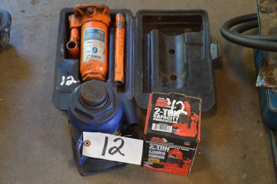 20 Ton, 6 Ton, and 2 Ton Bottle Jacks (INDIANA)