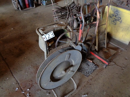 Banding Cart, (2) Dollies, and Engine Stand (OAKDALE)