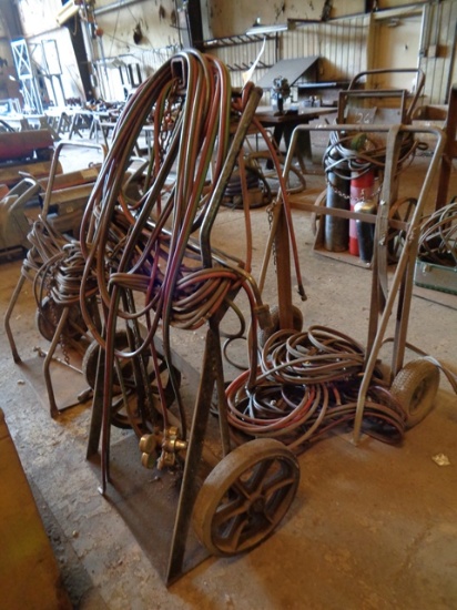 (3) Torch Sets, with carts (OAKDALE)