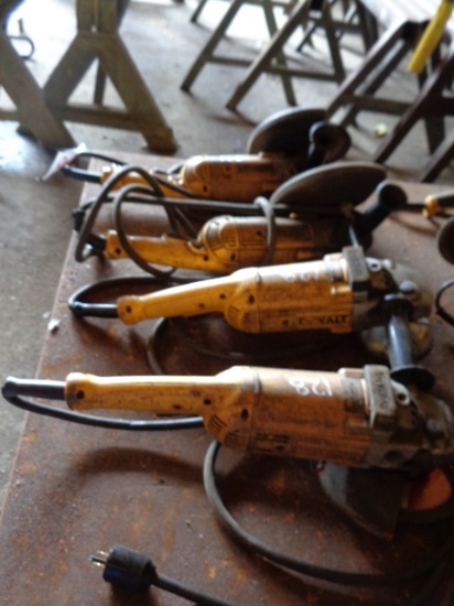 (4) DEWALT Angle Grinders (OAKDALE)