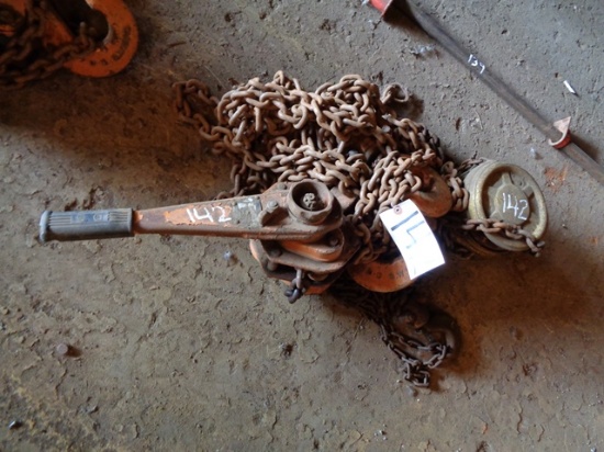 (2) Manual Chain Hoists (OAKDALE)