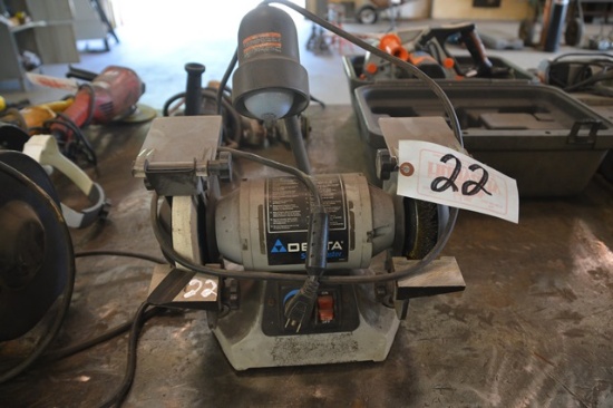 DELTA 6" Dual Wheel Pedestal Grinder (INDIANA)