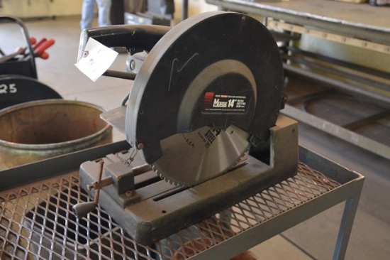 MORSE 14" Chop Saw, with cart (INDIANA)