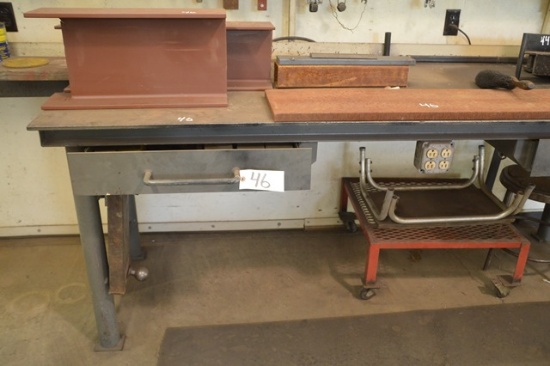 Metal Shop Table and Remainder of Contents (INDIANA)