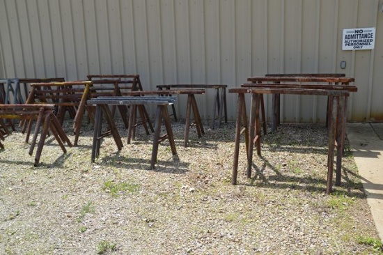 (38) Metal Horses (Along One Side of Building) (INDIANA)