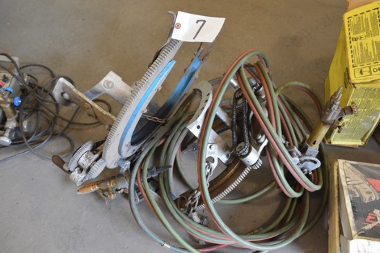 (2) Pipe Bevellers, with hose (INDIANA)