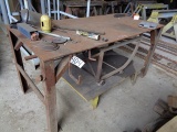 (2) Work Platforms and Steel Table (OAKDALE)