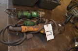 (2) HITACHI and (1) DEWALT Angle Grinders (One Not Running) (INDIANA)