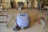 CLARKE BSW28 Walk Behind Battery Powered Sweeper, s/n 072921010, with onboa