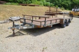 1983 Special Construction Tandem Axle Tag-A-Long Trailer, VIN# TR59661PA, e