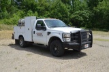 2008 FORD Model F-350XL Super Duty 4x4 Utility/Welding Truck, VIN# 1FDSF35Y