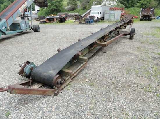 40'x24" Portable Hydraulic Radial Stacking Conveyor (LC)