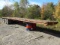 42' Quad Axle Flatbed Trailer, VIN# Unknown (missing plate), with spring su
