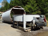 UNUSED 100 Ton Surge Bin and Belt Feeder, equipped with 100 ton cylindrical