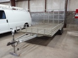 2000 Homemade Tandem Axle Aluminum Tag-A-Long Trailer, equipped with 87