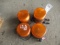 (4) Magnetic, 12 Volt Caution Lights