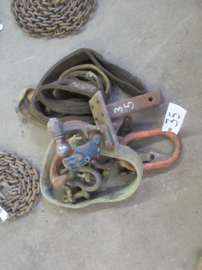Pintle Hitch, Shackles, and Straps (HAC)