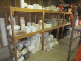 PVC and Corrugated Fittings and Adaptors (Contents of 3 Shelves) (BUYER MUS