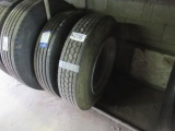 (2) 9R22.5 Tires, with one rim