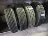 (4) 11R24.5 Tires