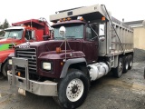 1997 MACK Model RD688S Tri-Axle Dump Truck, VIN# 1M2P270C6VM032734, powered