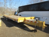 1995 EAGER BEAVER Model 20HALX, 20 Ton Tandem Axle Tag-A-Long Trailer, VIN#