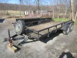 1993 DOOLITLE Tandem Axle Tag-A-Long Trailer, VIN# 1DGRS162XPM018745, equip