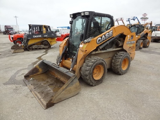 2015 CASE Model SV280 Skid Steer Loader, s/n NFM412123, powered by diesel e