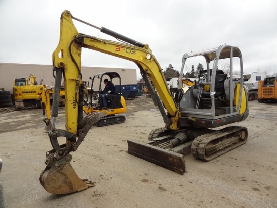 2016 WACKER NEUSON Model 3503RD Mini Hydraulic Excavator, s/n WNCE0307PPAL0