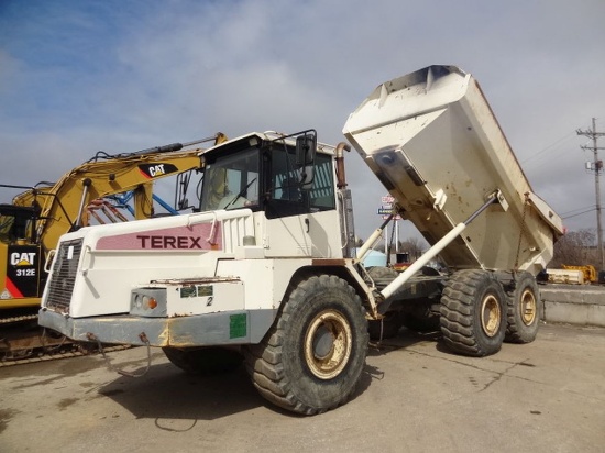 2002 TEREX Model TA30, 30 Ton, 6x6 End Dump, s/n A7991608, powered by Cummi