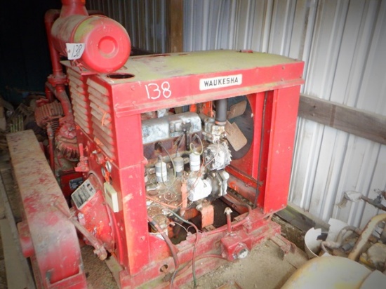 COOPER AV1ANA, 4-1/4" Twin Head Single Stage Skid Mounted Air Compressor, s