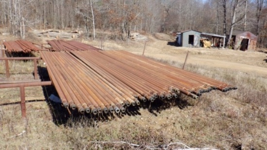 (41 Sections) 4-1/2" x 30' Drill Pipe (Chicago Pneumatic) and (1 Set) 28' P