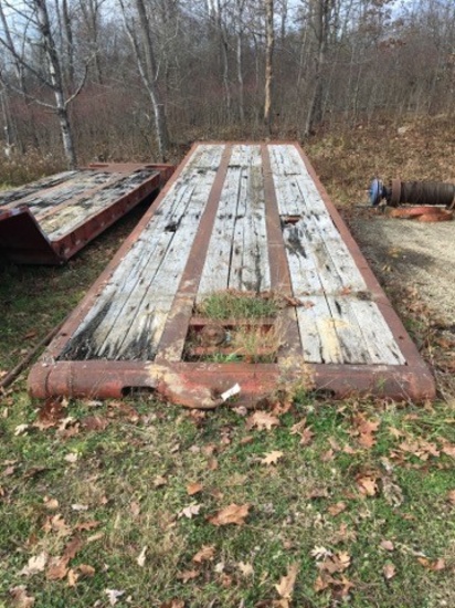 1979 DICKIRSON Tandem Axle Oilfield Float Trailer, VIN# 1283S, equipped wit