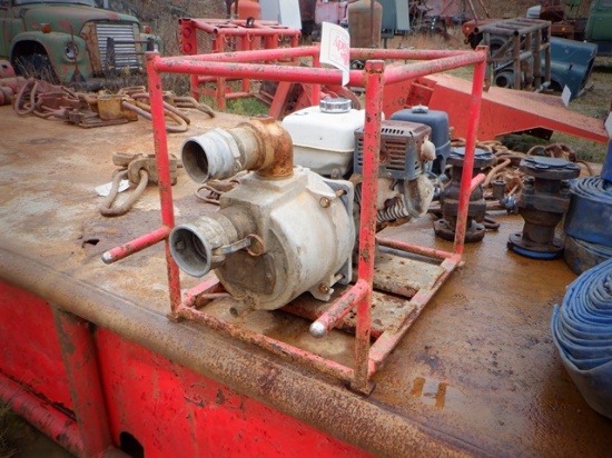 (2) 3" Trash Pumps, Honda GX270 gas (One Not Running)