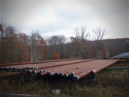(93 Pieces) 4-1/2" Range 3, 40' Well Casing (RACK NOT INCLUDED)