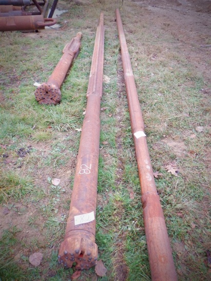 HALKO 8" Top Hole Hammer, with 8-1/2" bit and 8" stabilizer.