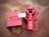 GAIBERSON 40 Ton Pneumatic Pipe slip, with foot control